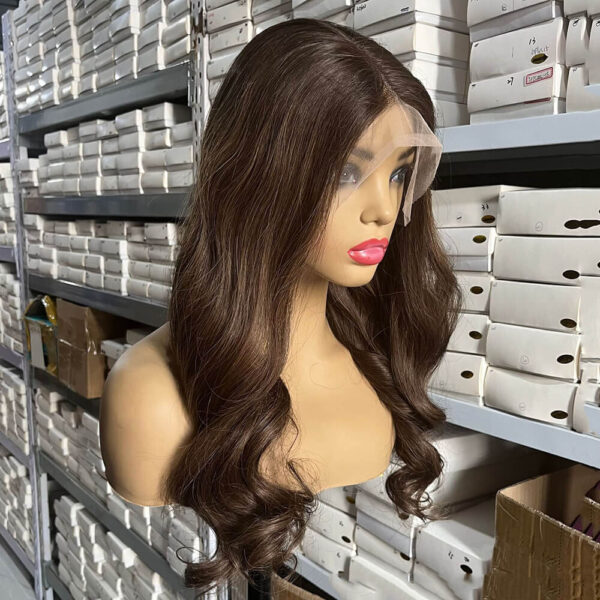 chocolate brown jewish women wigs j002