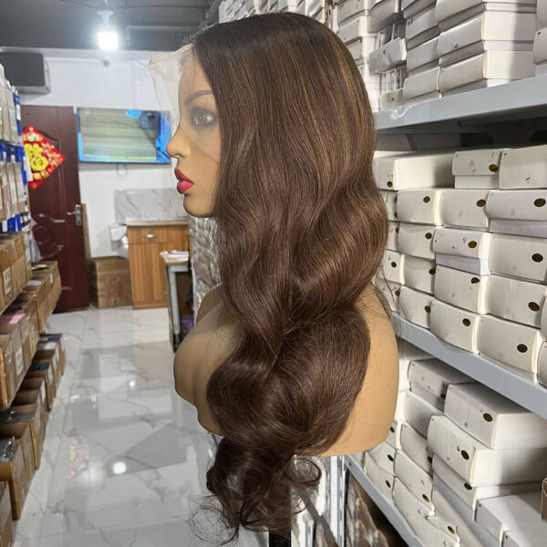 chocolate brown jewish women wigs j002