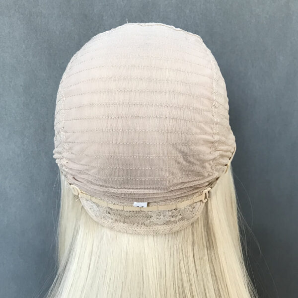 white blonde silk top jewish wigs j005