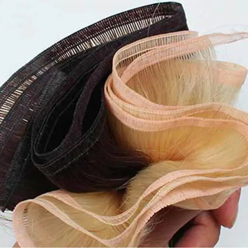 flat hair weft