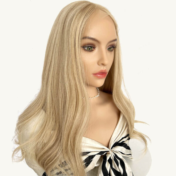 mixed blonde lace front wigs for white women j033