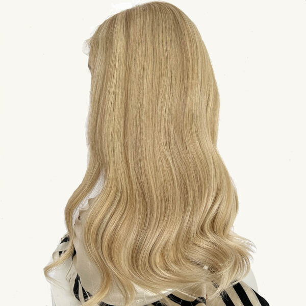 mixed blonde lace front wigs for white women j033