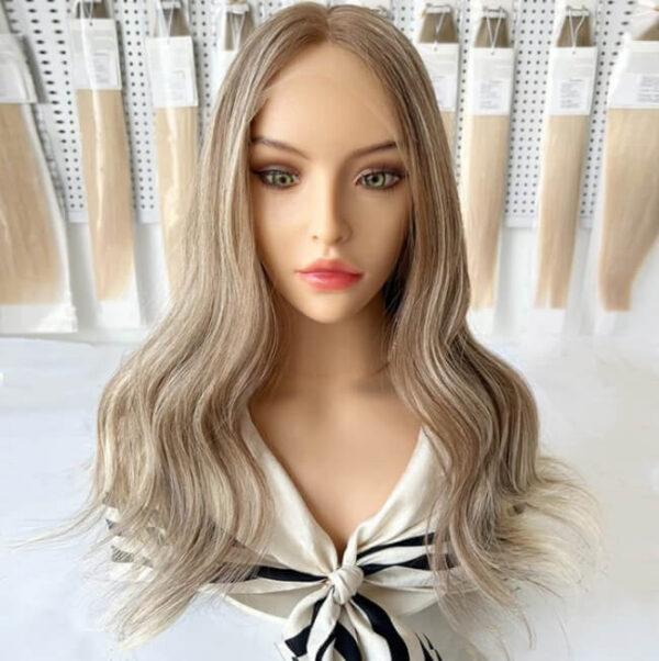 top grade virgin hair balayage jewish female wigs j047