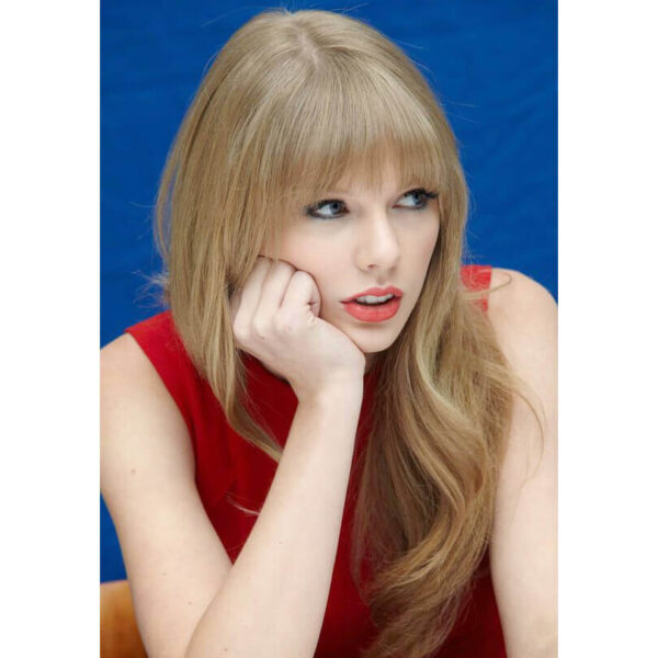 taylor swift brown wig with bang