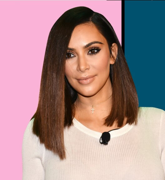 kim kardashian brown ombre wig c019