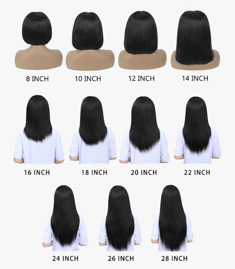 wig length chart