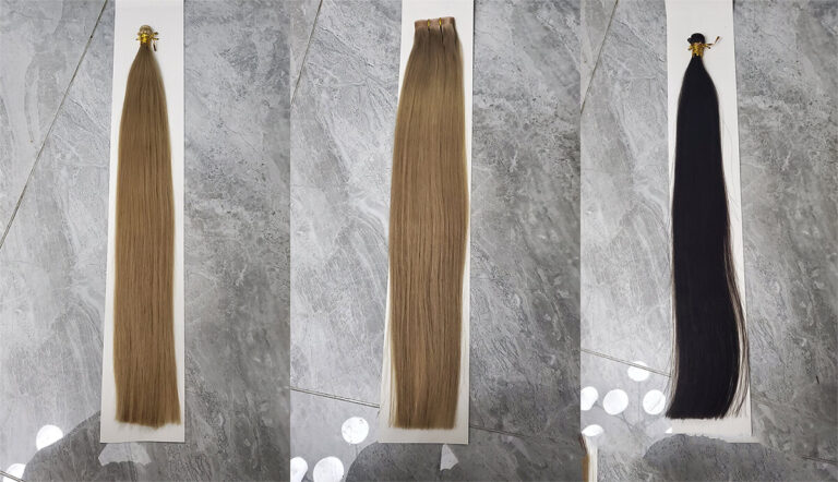 double drawn hair extensions